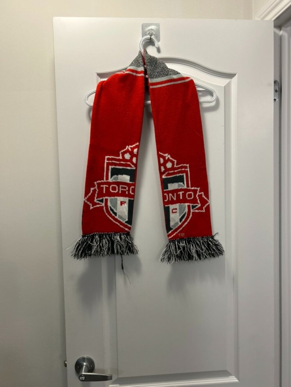 Official Toronto FC Adidas MLS Soccer Scarf Red Knit Fan Scarf